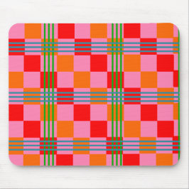 Retro Plaid Mousepad