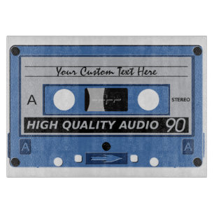 Rétro planche à découper de coutume d'enregistreur