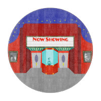 Rétro planche à découper de salle de cinéma