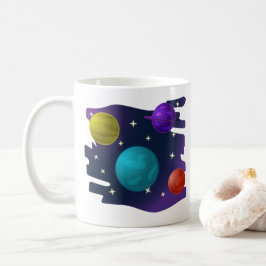 Retro-Planeten Kaffeetasse