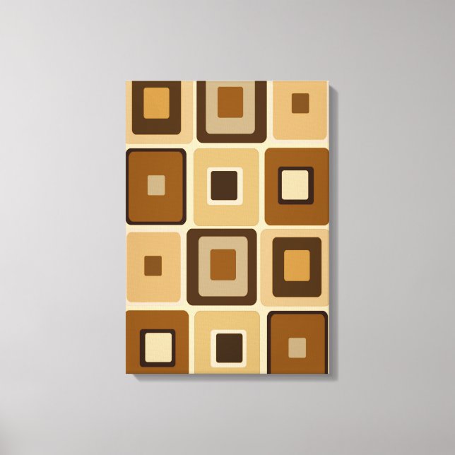 Retro-Platz auf der Leinwand (Vorderseite)