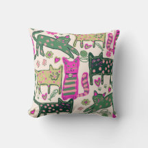 Retro Playful Cats