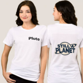 Retro Pluto "Never Forget"  Tri-Blend Shirt