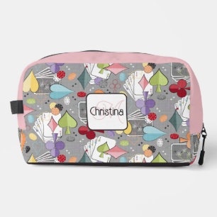 Retro-Poker Waschbeutel