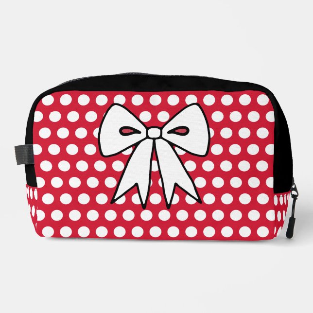 Retro Polka Dot Cosmétique Sac cadeau (Recto)