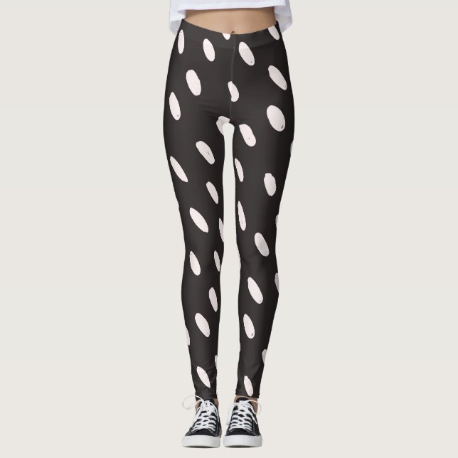 Retro Polka Dot Leggings - hochwanzig und stilisti (Vorderseite)