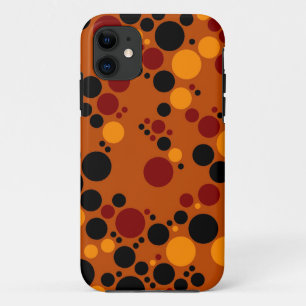 Retro Polka Dots Nahtloses Muster 3 iPhone 11 Hülle