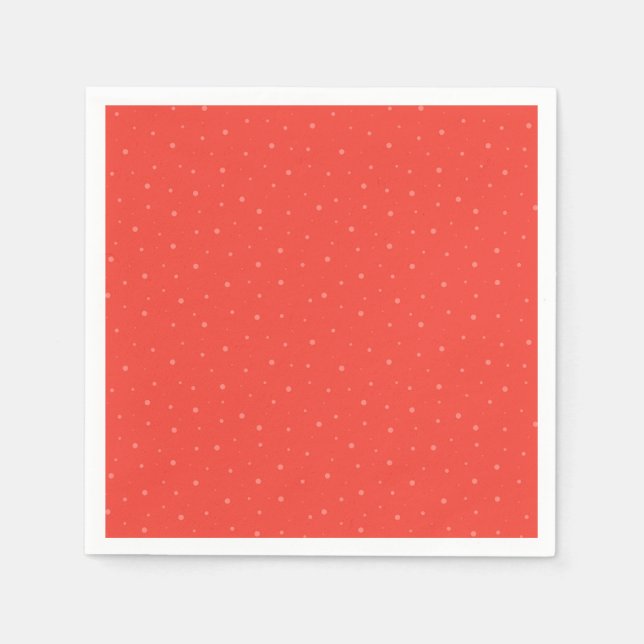 Retro polka Punktmuster. Serviette (Vorderseite)