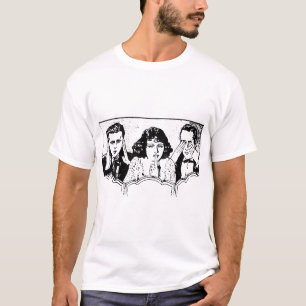 Retro Polyamory - Throuple - Spooning - Trial T-Shirt