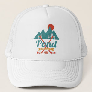 Retro Pond Hockey Truckerkappe