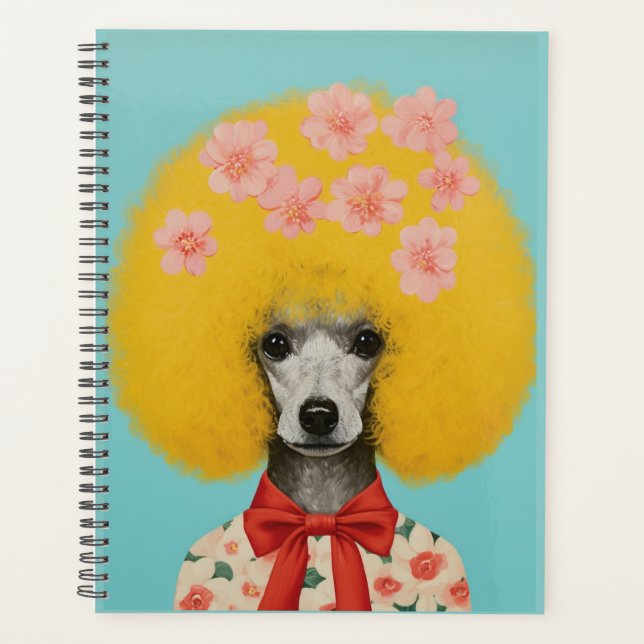 Retro Poodle Planner, Retro Planer (Vorderseite)