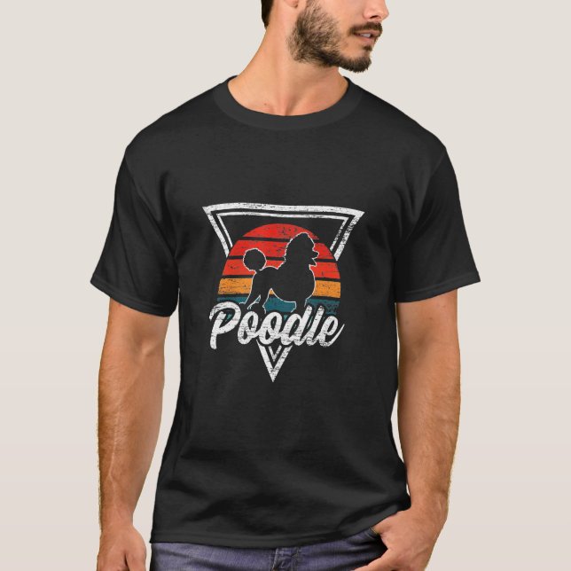 Retro Poodle T-Shirt (Vorderseite)