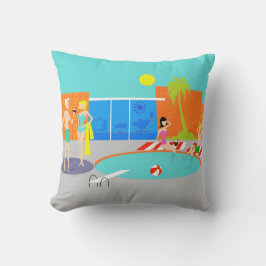 Retro Pool-Partythrow-Kissen Kissen