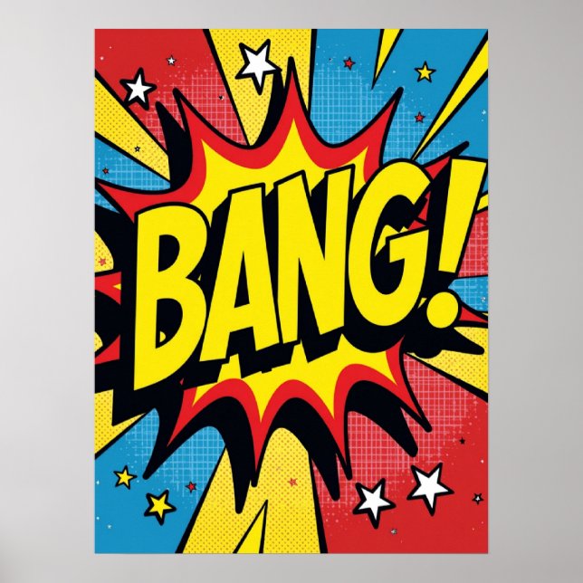 Retro Pop Art 'BANG'! Aktionspaket Poster (Vorne)