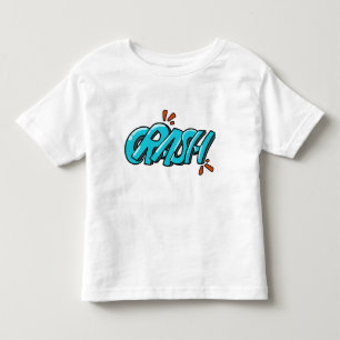 Retro-Pop-Art CRASH-Graffiti-Lettern Kleinkind T-shirt