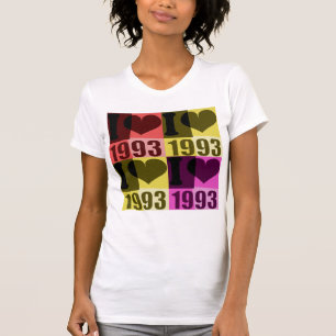 Retro-Pop-Art - Ich liebe 1993 T-Shirt