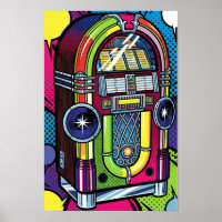 Retro Pop Art Jukebox