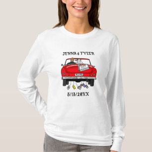 Retro Pop Art Mr & Mrs.   Nur Verheiratet Got T-Shirt