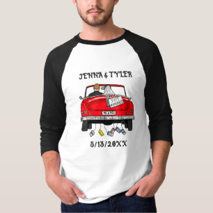 Retro Pop Art Mr & Mrs.   Nur Verheiratet Got T-Shirt