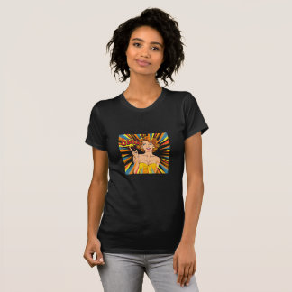 Retro-Pop-Art, OMG-Pin-Up-Girl T-Shirt