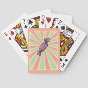 Retro-Pop-Art-umhüllte Süßigkeiten Spielkarten