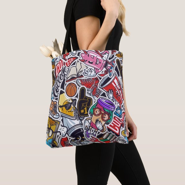 Retro Pop Culture Uni Totschlag Tasche (Von Nahem)