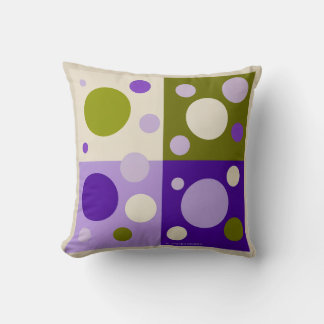 RETRO POP KREIST DURCH PILLOW. KISSEN