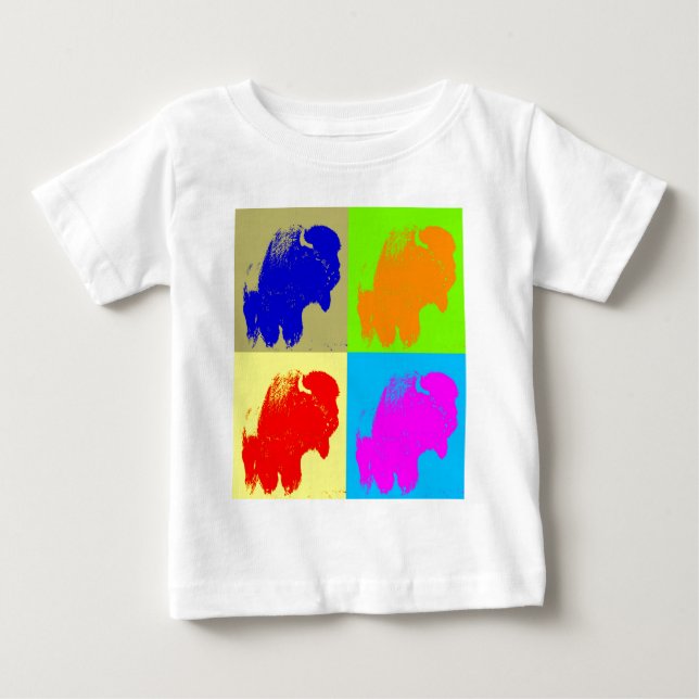 Retro Pop Kunst, Dichtung und Musik Baby T-shirt (Vorderseite)
