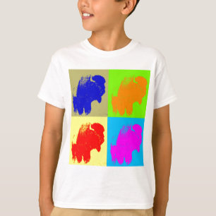 Retro Pop Kunst, Dichtung und Musik T-Shirt