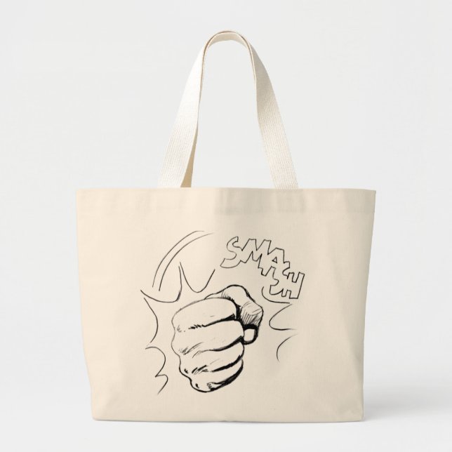 Retro Pop Kunstschmiede Rustikale Kunst, Dichtung  Jumbo Stoffbeutel (Vorne)