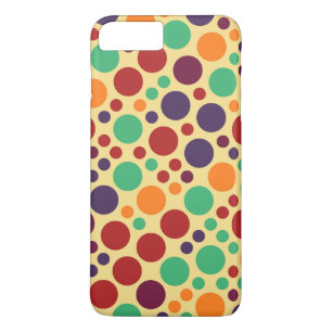 Retro Pop Polka Dot Muster #2 iPhone 8 Plus/7 Plus Hülle