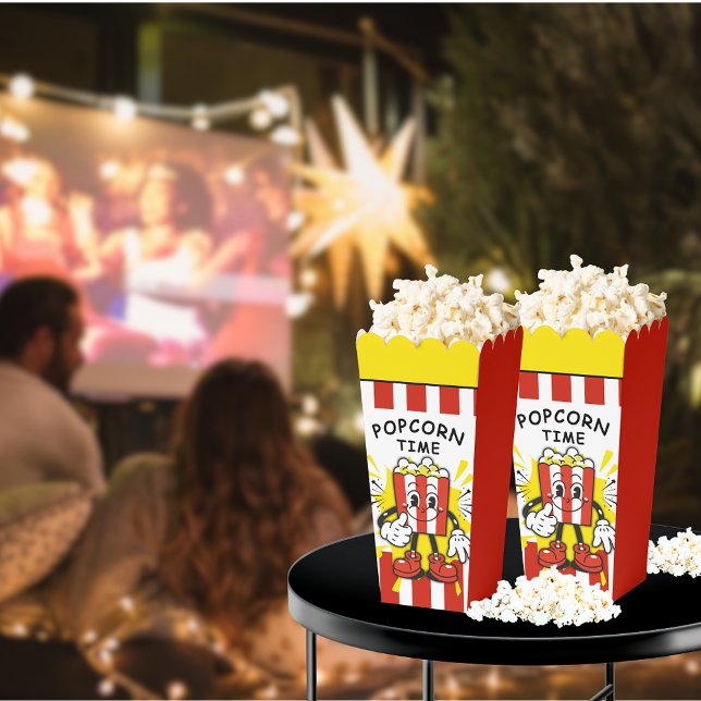 Retro-Popcorn-Design Geschenkschachtel (Von Creator hochgeladen)