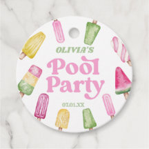 Retro Popsicle Birthday Pool Party