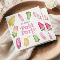 Retro Popsicle Birthday Pool Party