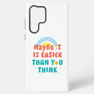 Retro Positives Zitat Handyhülle Samsung Galaxy Hülle