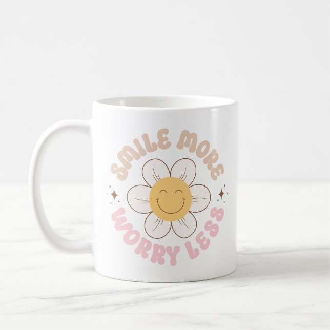 Retro Positives Zitate Funny Sprichwort Gute Bilde Kaffeetasse (Links)