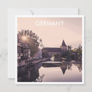 Retro postcard Nürnberg, Deutschland