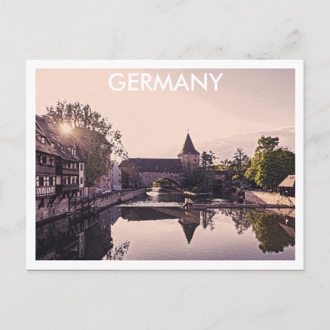 Retro postcard Nürnberg, Deutschland Postkarte (Vorderseite)