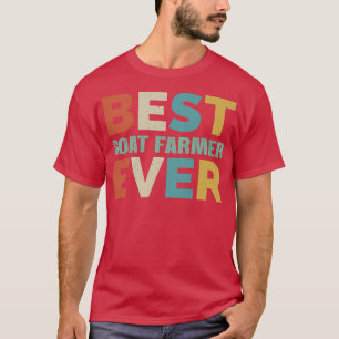Retro präsentiert für Ziege-Bauer Vintag Beste Zie T-Shirt