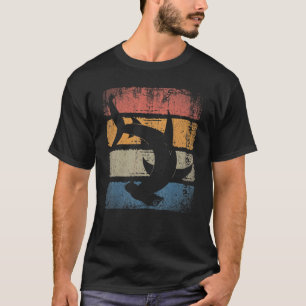 Retro Predator Ocean Animal Hai Hammerhead T-Shirt