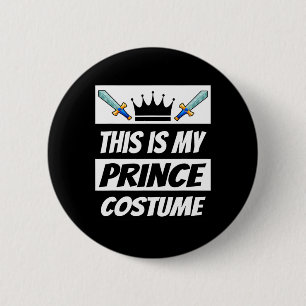 Retro Prince Costume Funny Halloween Kostüm Männer Button