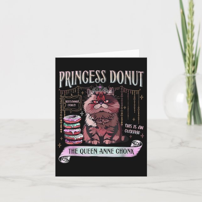 Retro Princess Donut Dungeon Crawler Carl Book Lov Karte (Vorderseite)