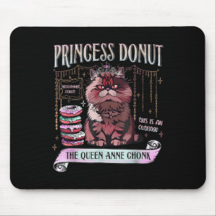 Retro Princess Donut Dungeon Crawler Carl Book Lov Mousepad