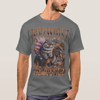 Retro-Princess-Donut und Mongo aus den 90ern T-Shirt