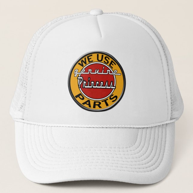 Retro Prinzessinkappe Truckerkappe (Vorderseite)