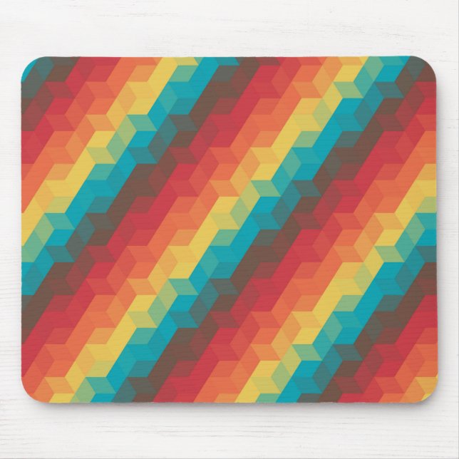 Retro Prism Tumble Mouse pad Mousepad (Vorne)
