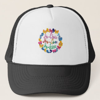 Retro Pro-Choice Pro-Liebe Pro-Science, Feminist G Truckerkappe