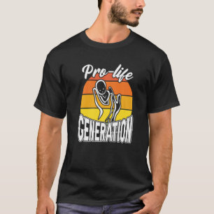 Retro Pro Life Generation Anti-Abtreibung Katholis T-Shirt