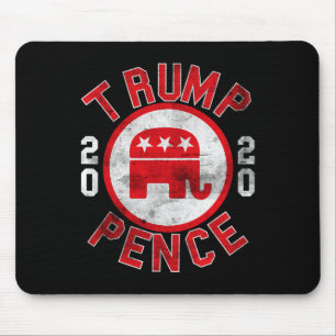 Retro Pro-Trump Pence Republikaner Elefant Make Li Mousepad