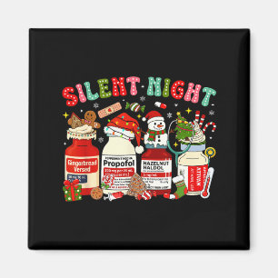 Retro Profol Stille Nacht Intensivstation Krankens Magnet